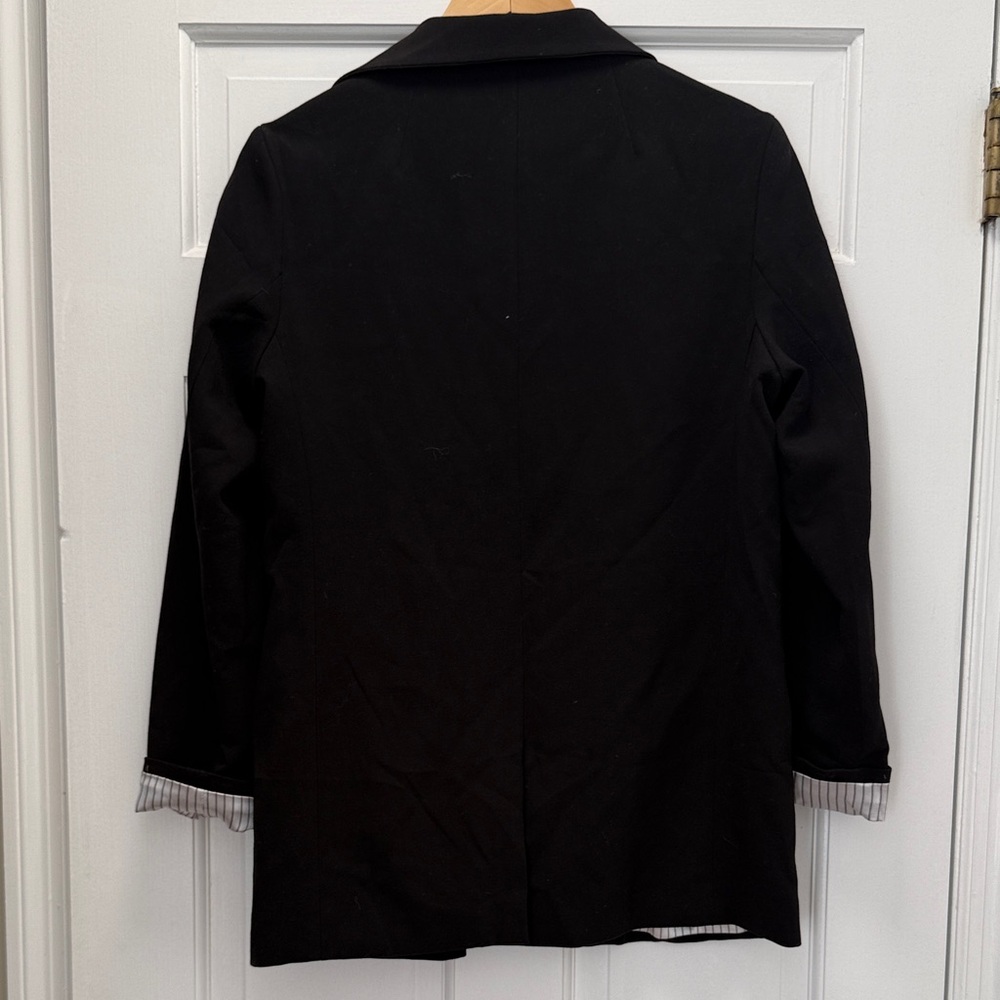 Necessary Objects Black Open Front Blazer With St… - image 2